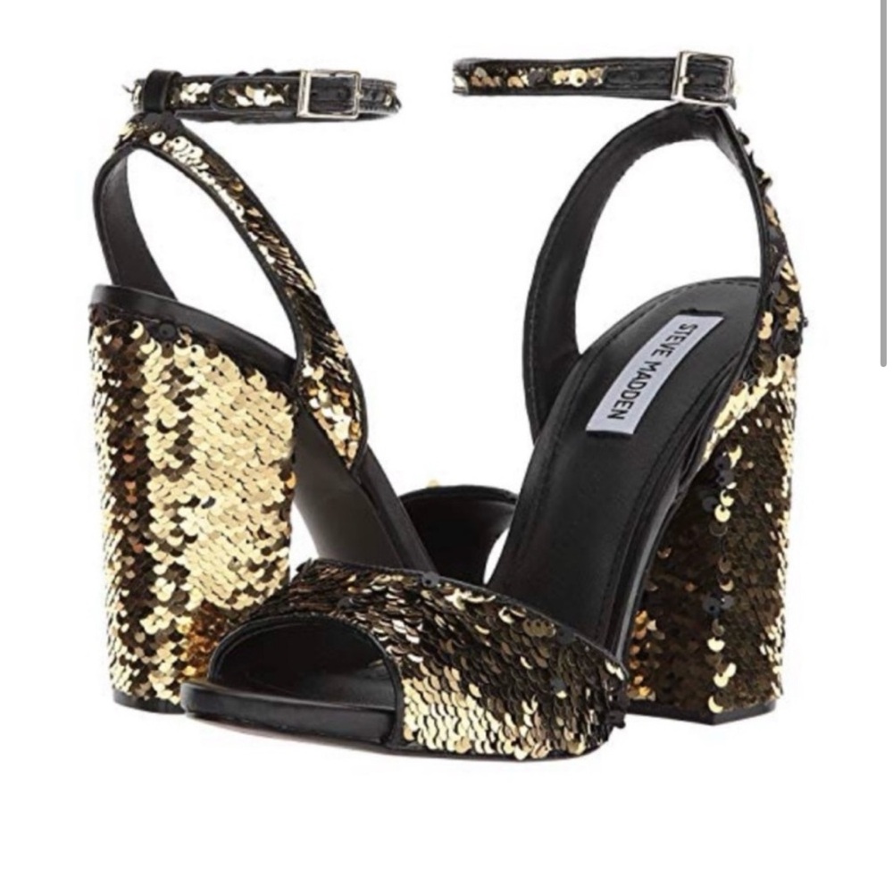 never worn steve madden sequin heels